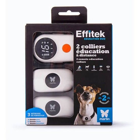2 collier éducateur électronique électrostatique pour 2 chiens avec télécommande