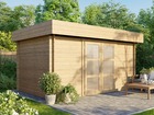 Abri de jardin welland 10m² - 426 x 304 cm - epaisseur des murs : 28mm - epicea - cabane de jardin bois - stockage