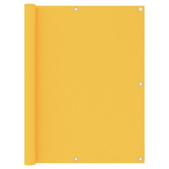 Écran de balcon jaune 120x500 cm tissu oxford