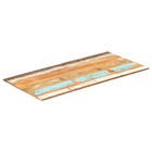 Dessus de table rectangulaire 60x140 cm 15-16 mm bois récupéré