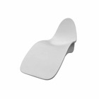 Chaise longue sined en fibre de verre blanche chaise longue venere