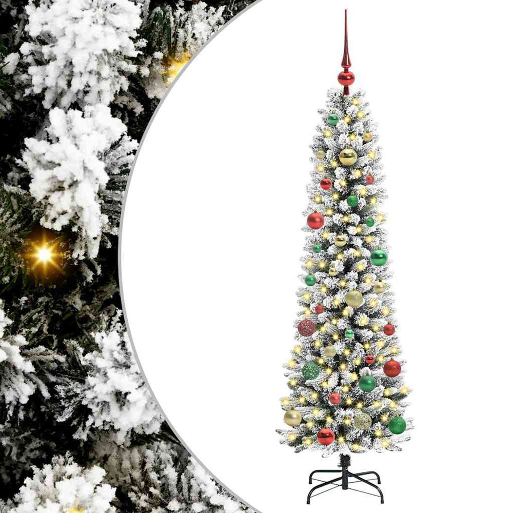 Sapin de noël artificiel blanc 150 cm pvc, métal et plastique