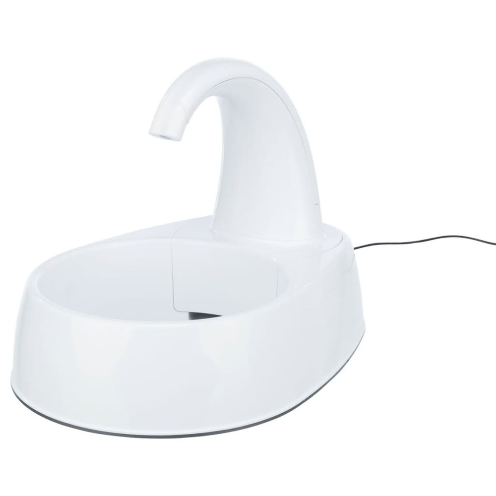 Fontaine à boire pour animaux de compagnie curved stream blanc