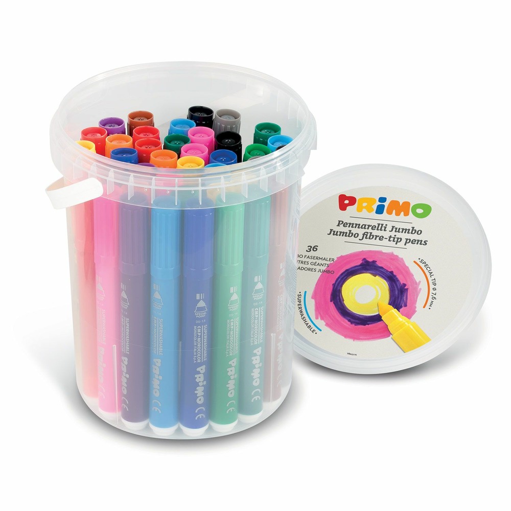 Sceau de 36 gros feutres jumbo