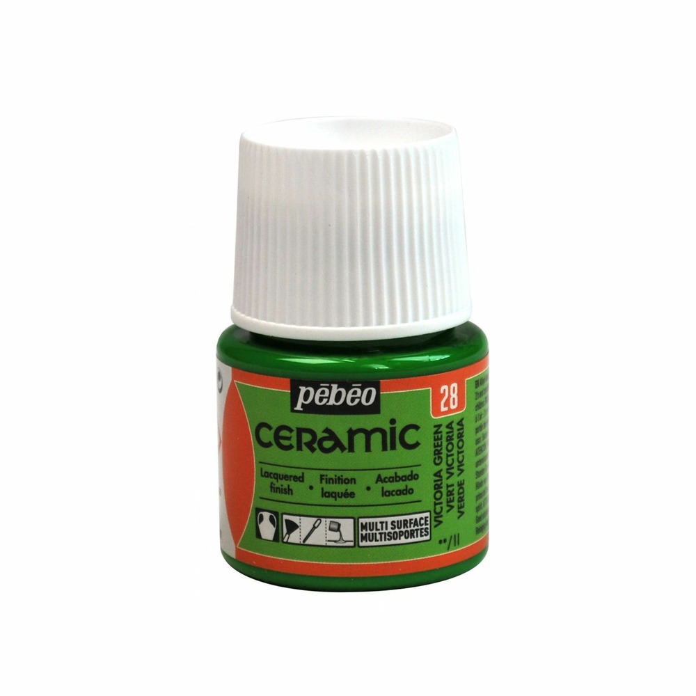 Peinture céramique et multi-surfaces - vert victor - 45 ml