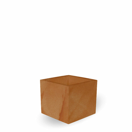 Pot carré Narciso 50 couleur Terracota: