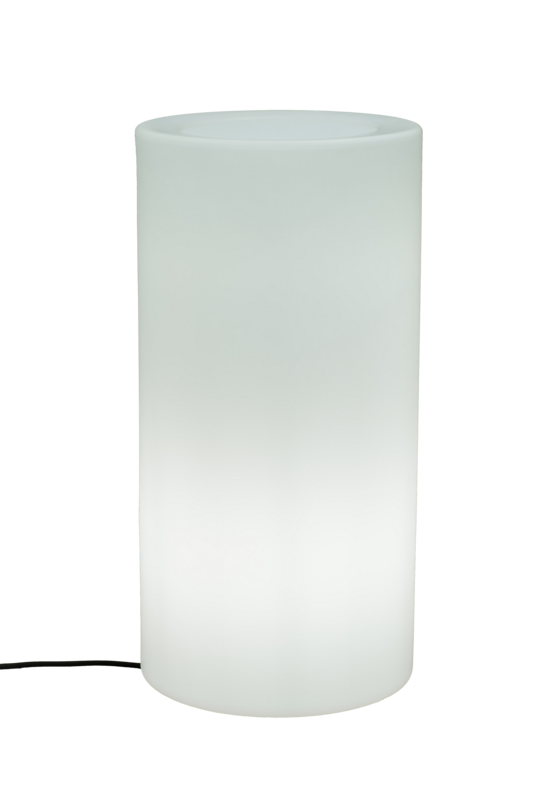 Pot de fleurs lumineux Palma 70 froide