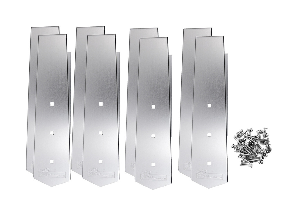 Kit finition margelles pour piscine bois octogonale ou hexagonale