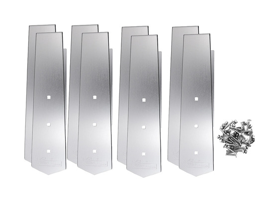 Kit finition margelles pour piscine bois octogonale ou hexagonale