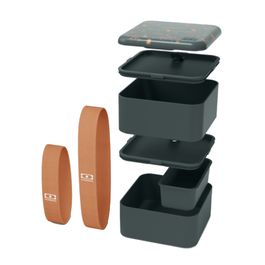 MONBENTO - 4x Petites Boîtes Repas Hermétiques avec Couvercle MB Extra MONBENTO - 4x Petites Boîtes Repas Hermétiques avec Couvercle MB Extra