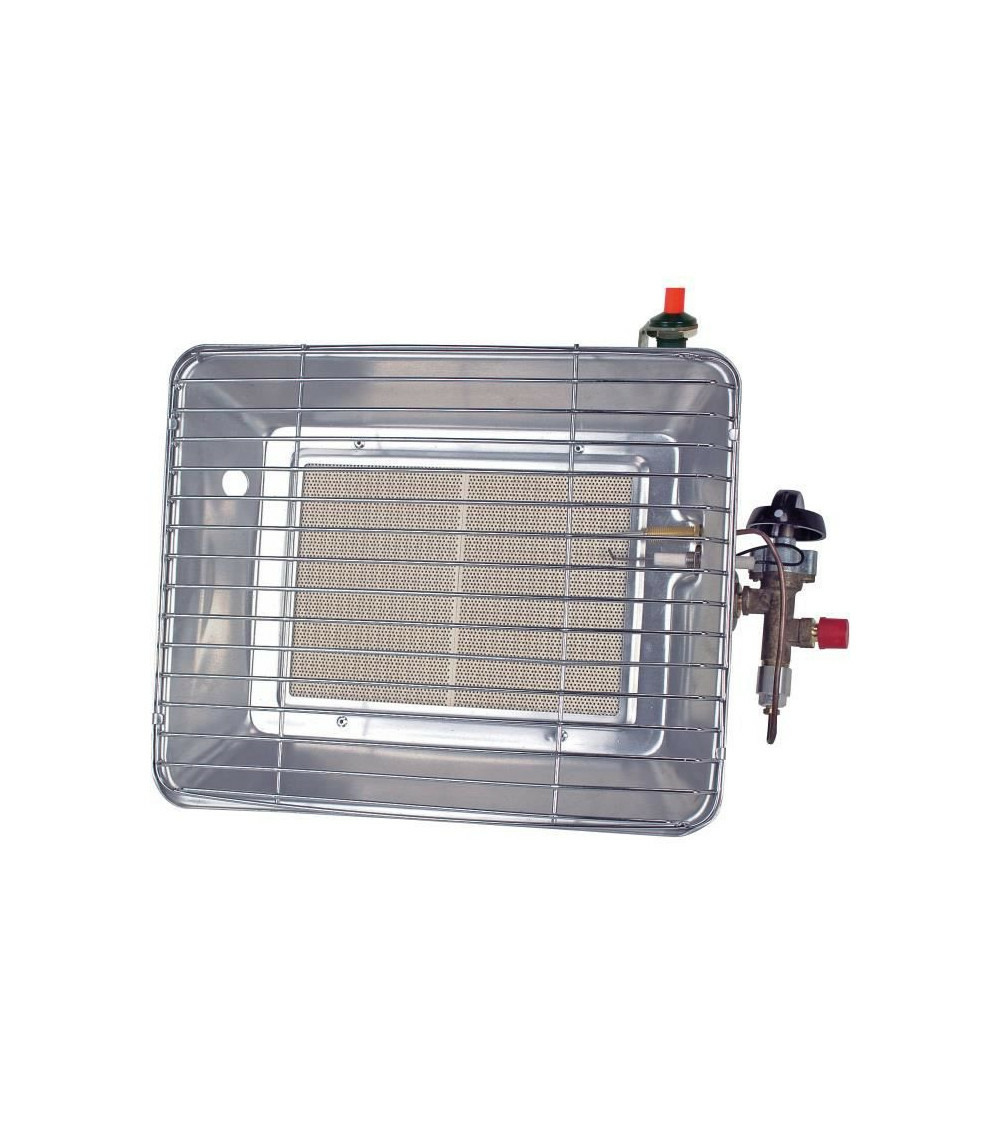 Chauffage mobile infrarouge - brasero piezo - gris