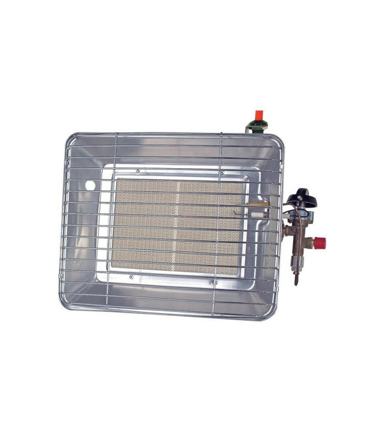 Chauffage mobile infrarouge - brasero piezo - gris