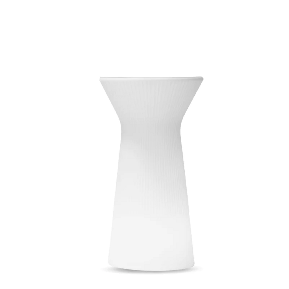 Table capri 110 mange debout ø60x110cm - blanc