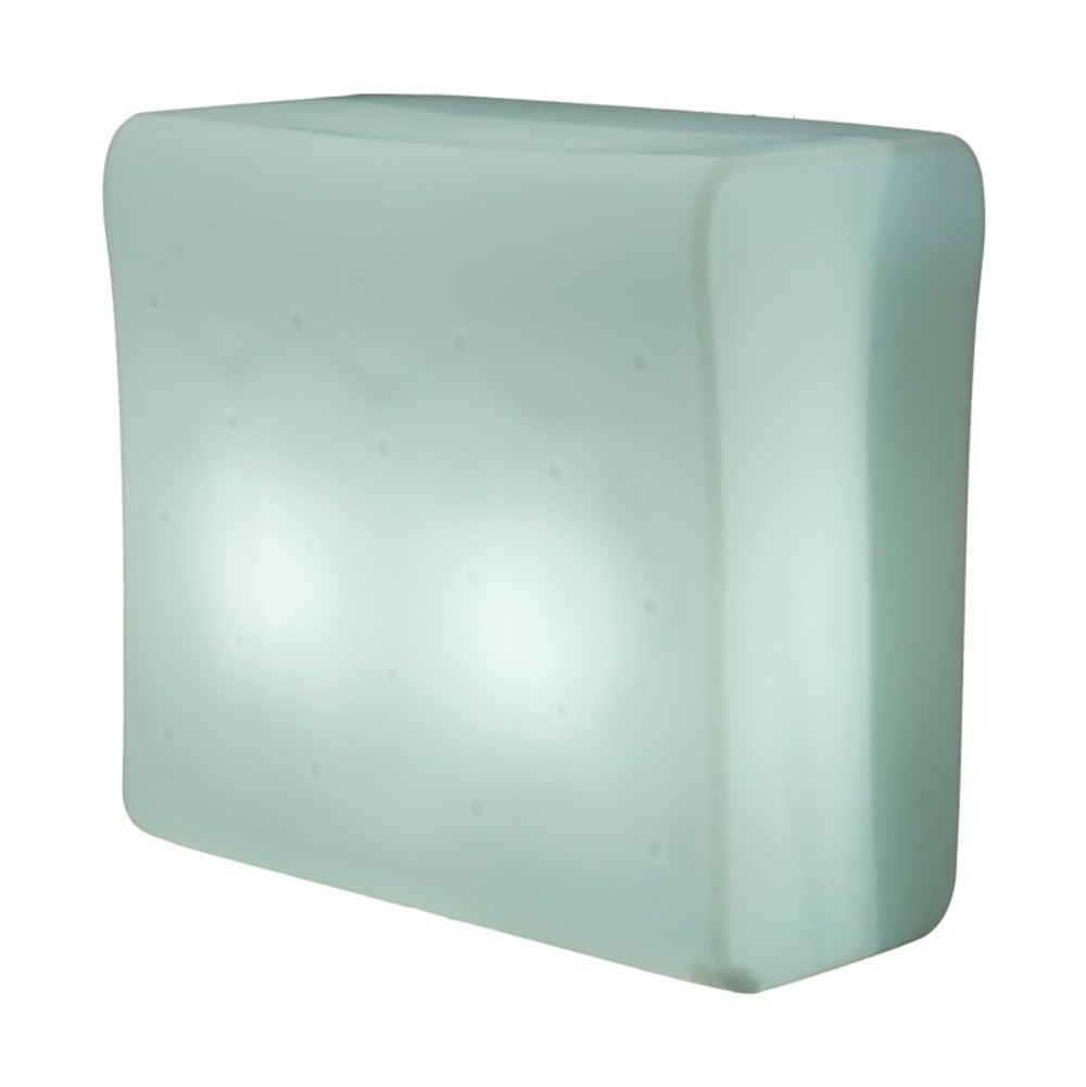 Bar droit lumineux creta 120 lumière blanche froide par câble 120x59x110cm