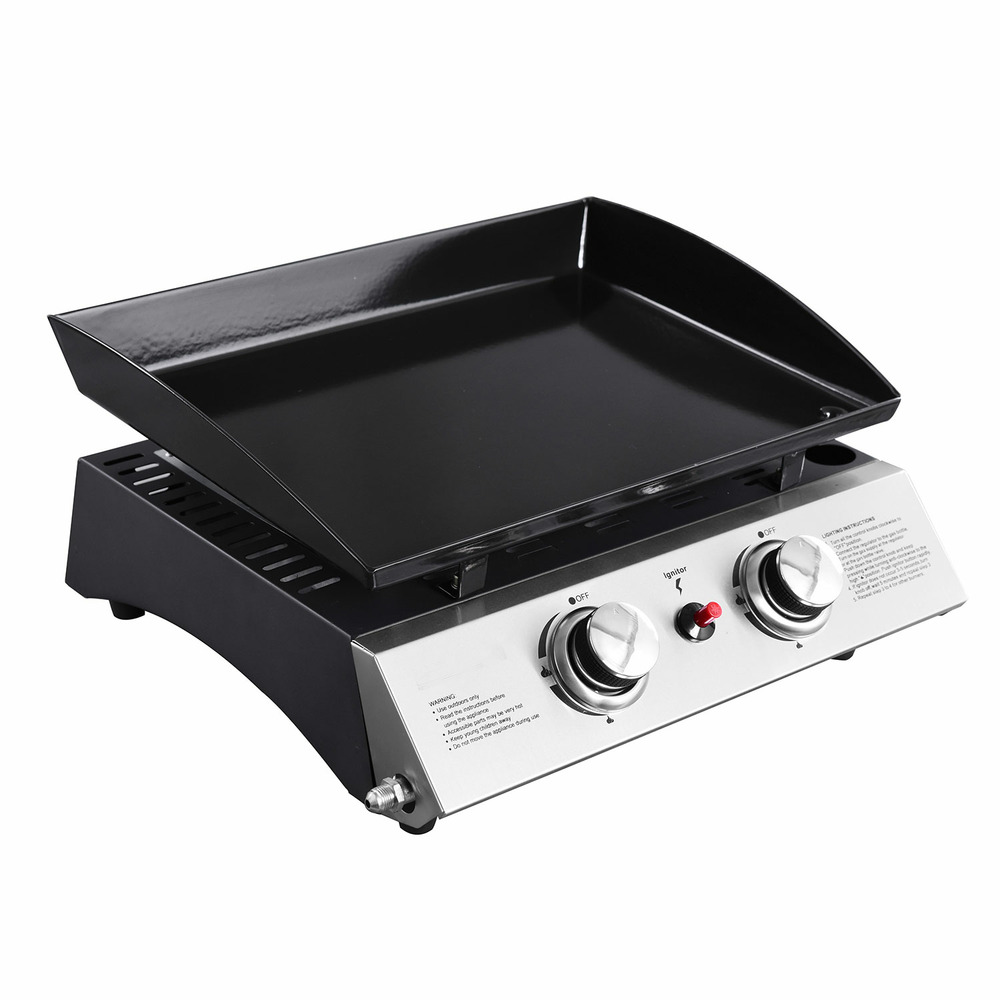 Plancha au gaz mala - 2 brûleurs 5kw