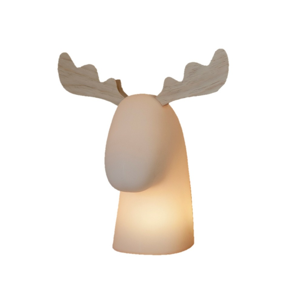 Lampe décorative renne rudy lumière blanche chaude par câble collection intérieur 30x39x40cm