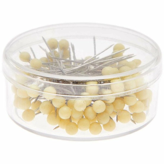 Épingles décoratives 3,8 cm - jaune