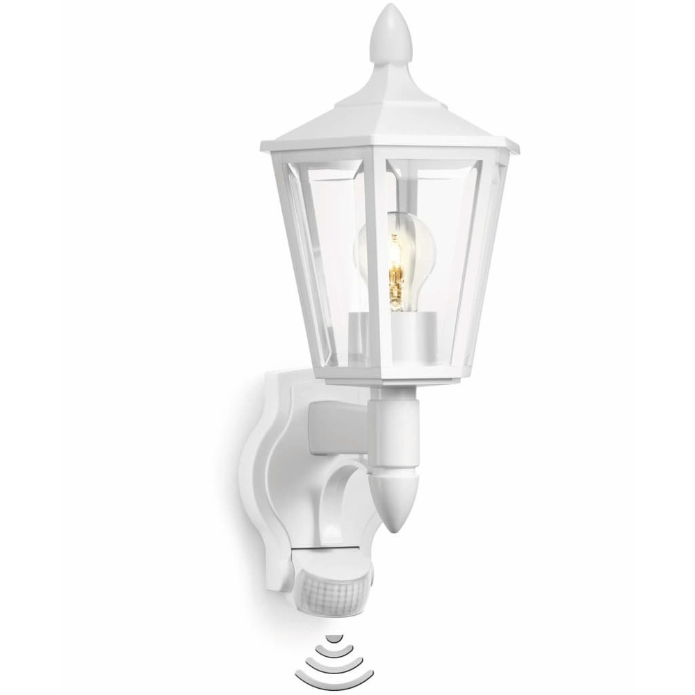 Lampe à capteur d'extérieur l 15 blanc