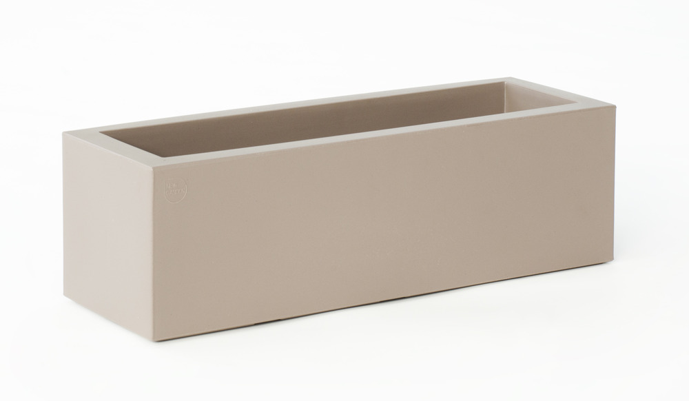 Jardinière jara 100x40x36cm - taupe