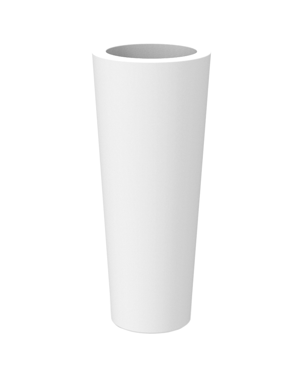 Pot de fleurs ficus 80 ø29x79cm - blanc