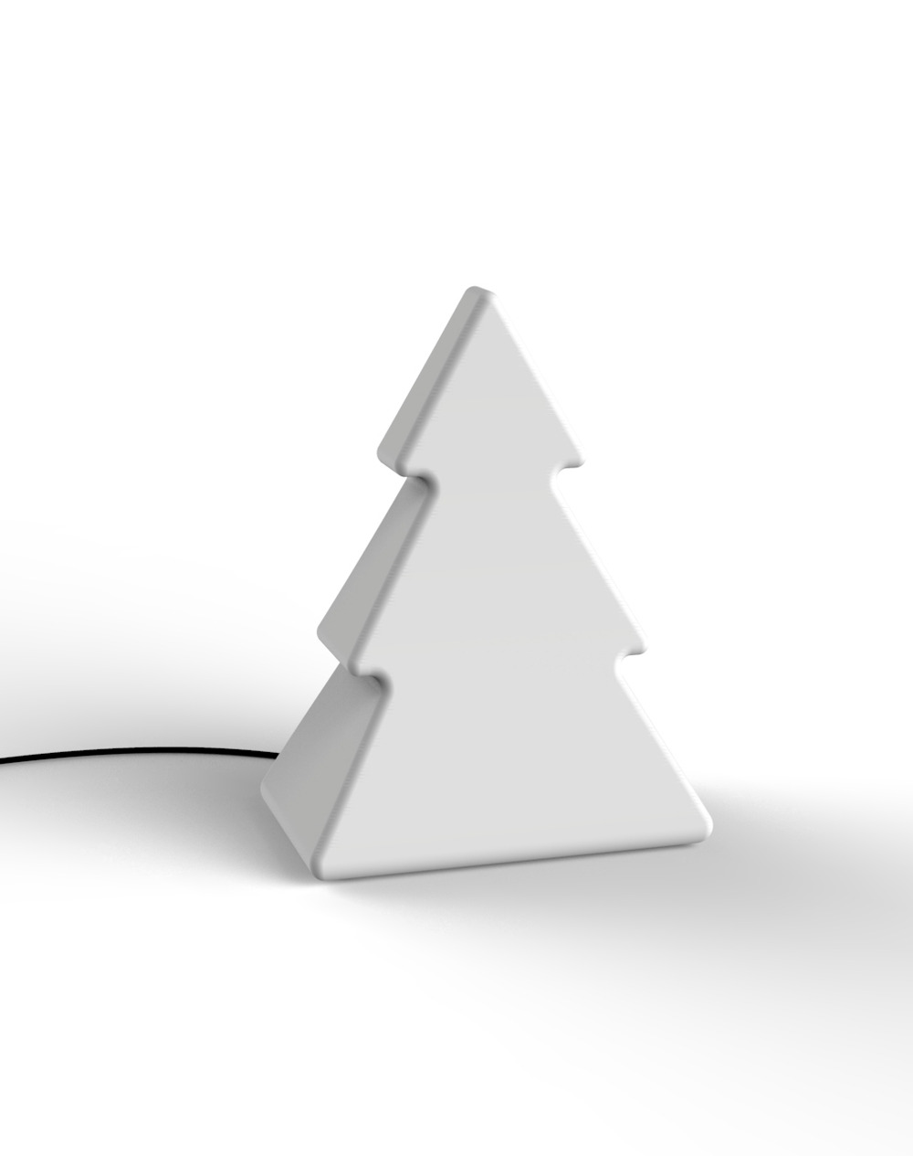 Sapin lumineux pinus 40 lumière blanche chaude par câble collection intérieur 30x19x40cm