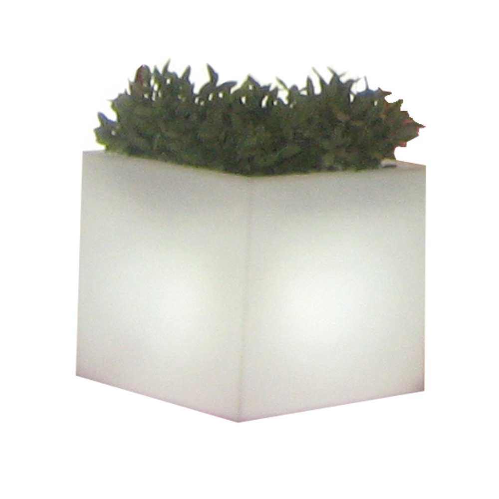 Pot carrÃ© lumineux Narciso 40