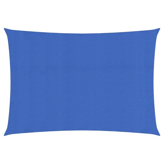 Voile d'ombrage 160 g/m² 2 x 3,5 m pehd bleu