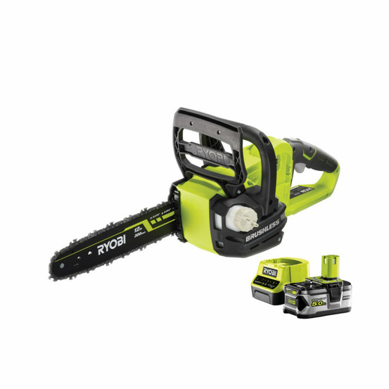 Tronçonneuse ryobi - rcs18x3050f - 18v one+ brushless - 1 batterie 5.0 ah - 1 chargeur