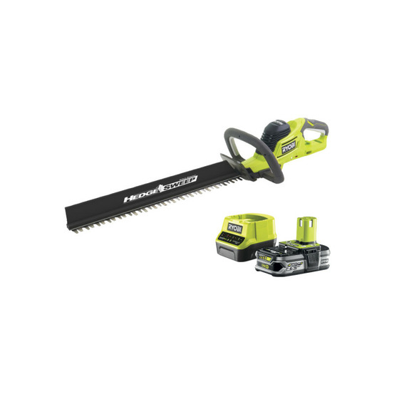 Taille haies hybride ryobi 18v one+ - 1 batterie 2.5ah - 1 chargeur - rht1850h25hs