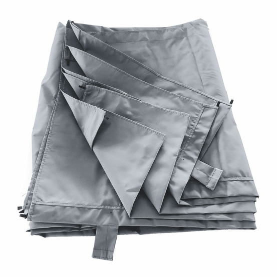 Toile pour pergola murale 3 × 4m fréjus grise