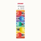 Pack de 5 ampoules e27 led multicolore - type guinguette - 0,5w - chromex