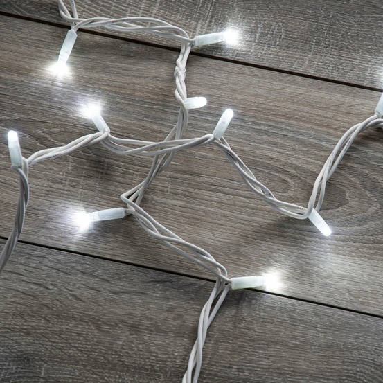 Guirlande blanc l12m 120 led prolongeable int/ext