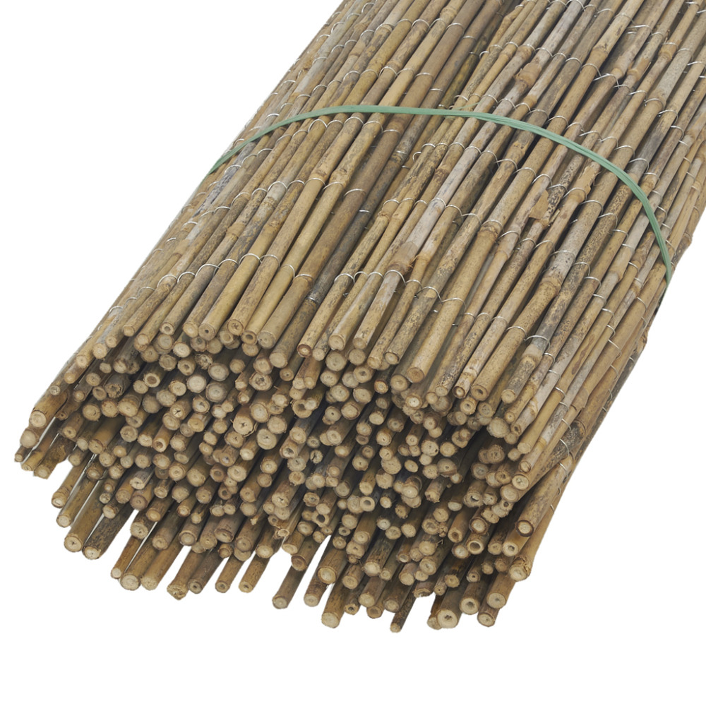 Canisse en bambou naturel fendu, hauteur 1m, longueur 5m