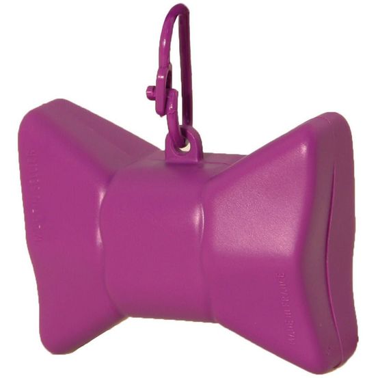 Distributeur de sacs à déjections canines en forme de nœud papillon
