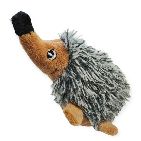 Hérisson bébé en peluche pour chiens taille 12cm