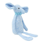 Peluche éléphant oby bleu 37 cm, jouet pour chien
