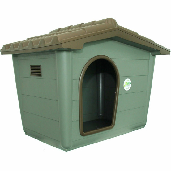 Maisonnette sprint eco : niche extérieure pour chiens en plastique