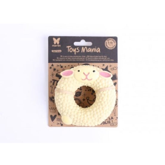 Donuts mouton pour chiens en latex naturel