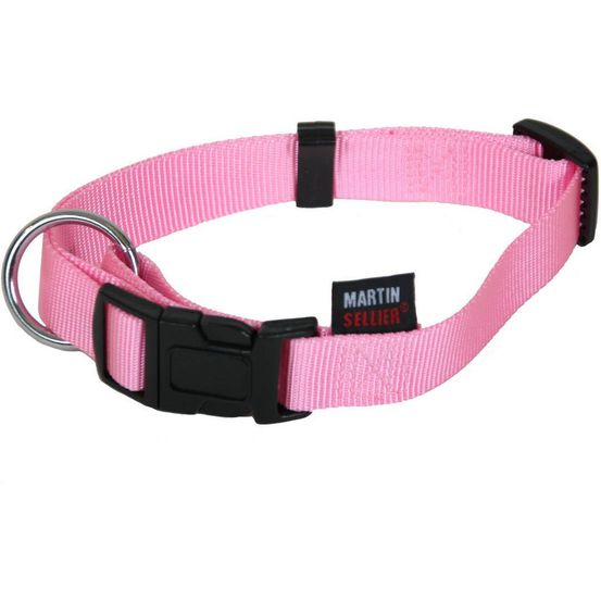 Collier pour chien en nylon réglable avec boucle rapide