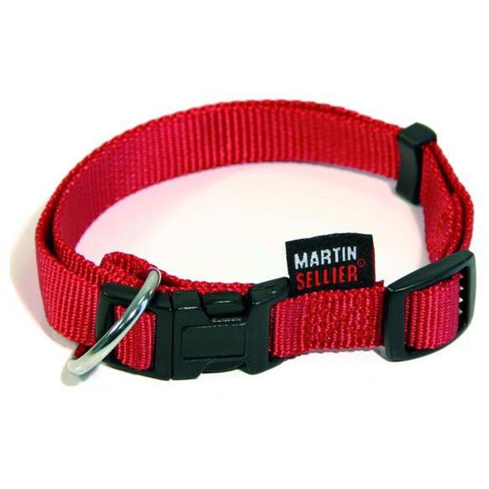 Collier pour chien en nylon réglable avec boucle rapide