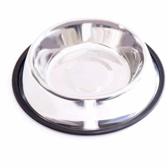 Gamelle antidérapante pour chiens en inox