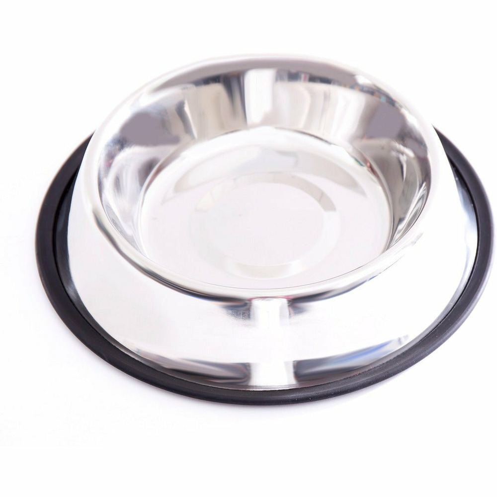 Gamelle antidérapante pour chiens en inox