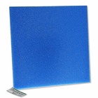 Mousse filtrante bleu à maille large 50x50x2,5cm