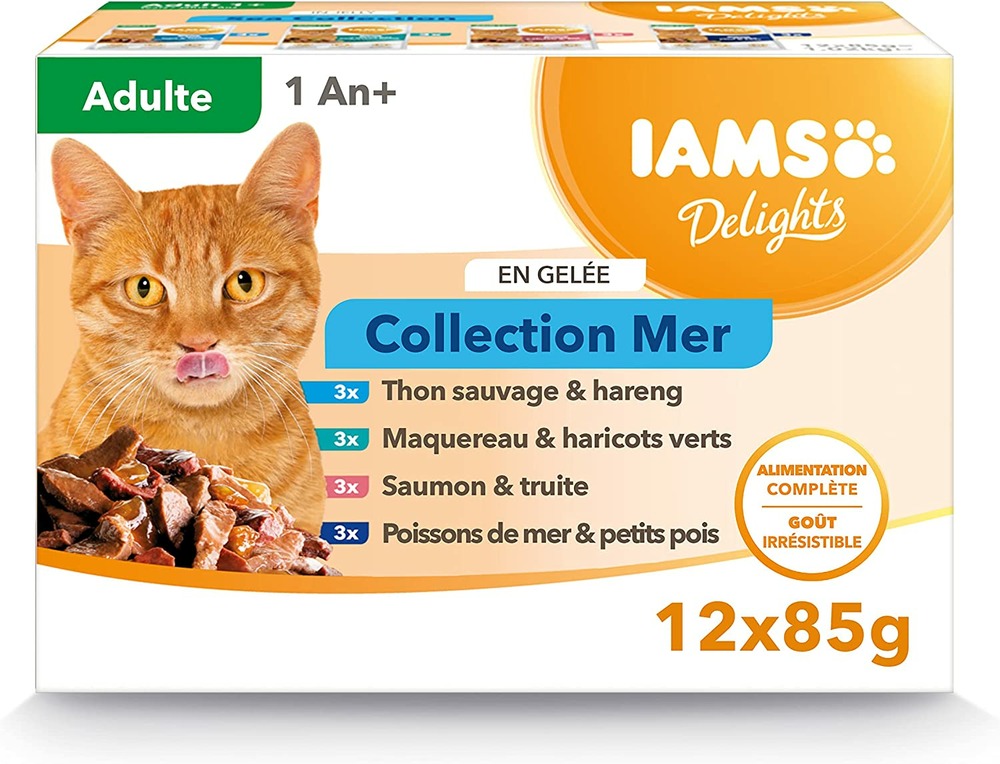 Sachets fraicheur chat 12x85g