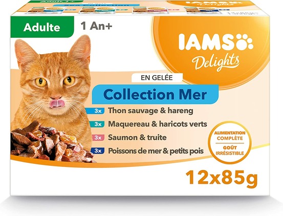 Sachets fraicheur chat 12x85g