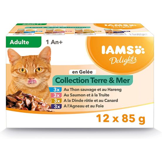 Sachets fraicheur chat 12x85g