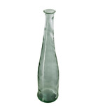 Vase long en verre recyclé vert kaki h 80 cm