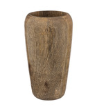 Vase en bois de manguier d 18 x h 31 cm