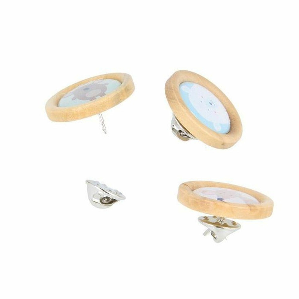 50 attache pin's métalliques 1 cm