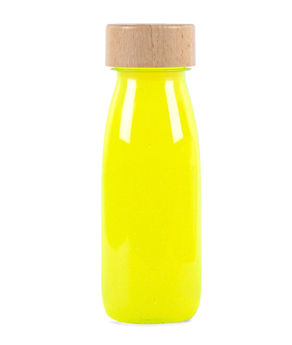 Bouteille sensorielle jaune fluo - Petit Boum